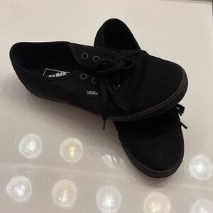 Vans Women's Black Canvas Sneakers